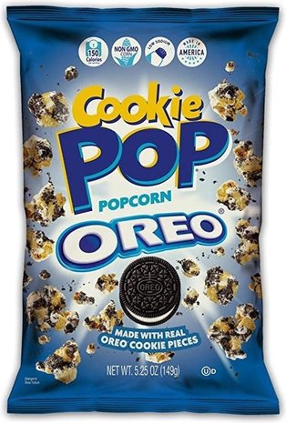 Cookie Pop Cookie Pop Oreo Popcorn 12x149g Cookie Pop Cookie Pop Oreo Popcorn 12x149g