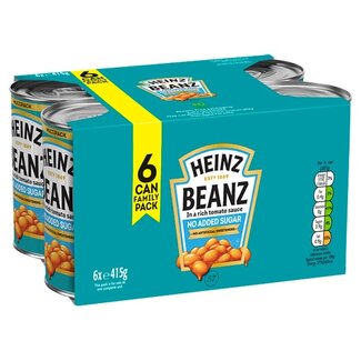 Heinz Heinz Beanz  No Added Sugar 4x 6x415gr