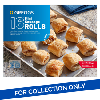 Gregg's Greggs 16 Mini Sausage Rolls 20x433g