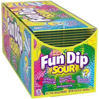 Lik-m-aid Lik-m-aid Fun Dip Sour 24x39.6g