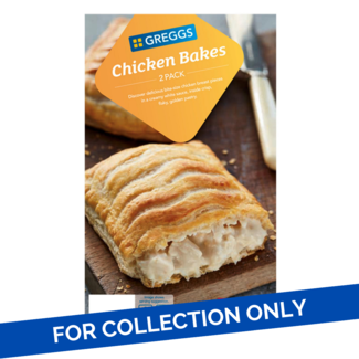 Gregg's Greggs 2 Chicken Bakes 30x306g BBD: 05-11-2024