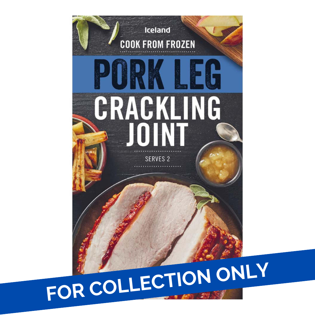Iceland Pork Leg Crackling Joint 12 x 600g Kellys Wholesale
