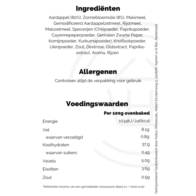 Iceland Curly Fries 16x750g