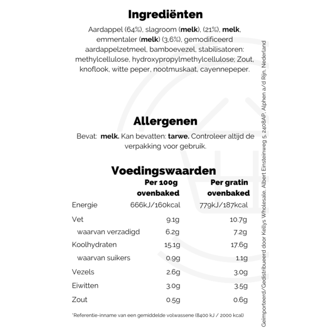 Iceland 4 Cheese & Potato Creamy Gratins 10x480g