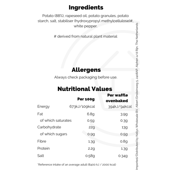 Birds Eye Potato Waffles 10x567g