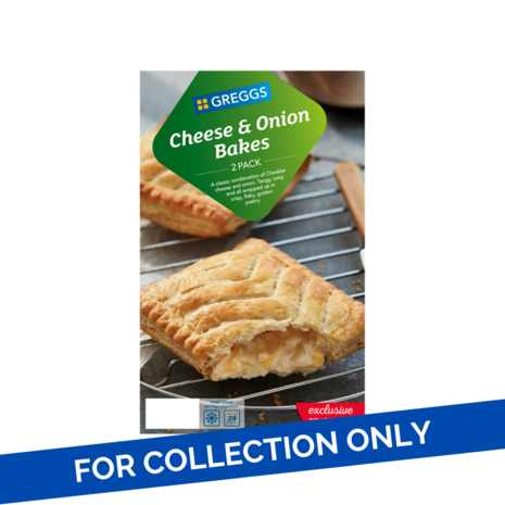 Gregg's Greggs 2 Cheese & Onion Bakes 30x288g Gregg's Greggs 2 Cheese & Onion Bakes 30x288g