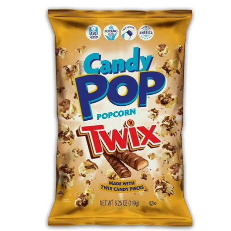 Candy Pop Candy Pop Twix Popcorn 12x149g Candy Pop Candy Pop Twix Popcorn 12x149g