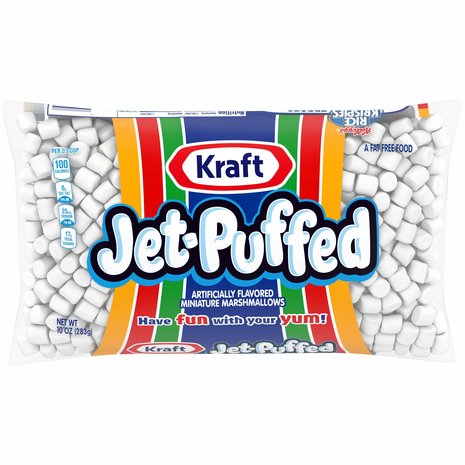 Kraft Jet-Puffed Mini Marshmallows 24x10oz Kraft Jet-Puffed Mini Marshmallows 24x10oz