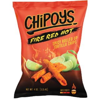 Chipoys Chipoys Fire Red Hot 8x4oz