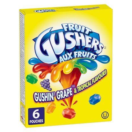 Betty Crocker Fruit Gushers Grape 10x138g Betty Crocker Fruit Gushers Grape 10x138g