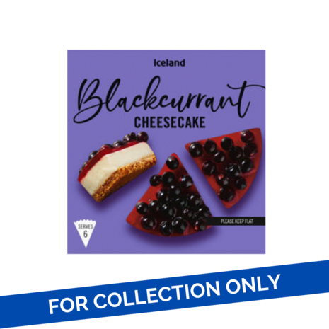 Iceland Iceland Blackcurrant Cheesecake 9 x 460g Iceland Iceland Blackcurrant Cheesecake 9 x 460g