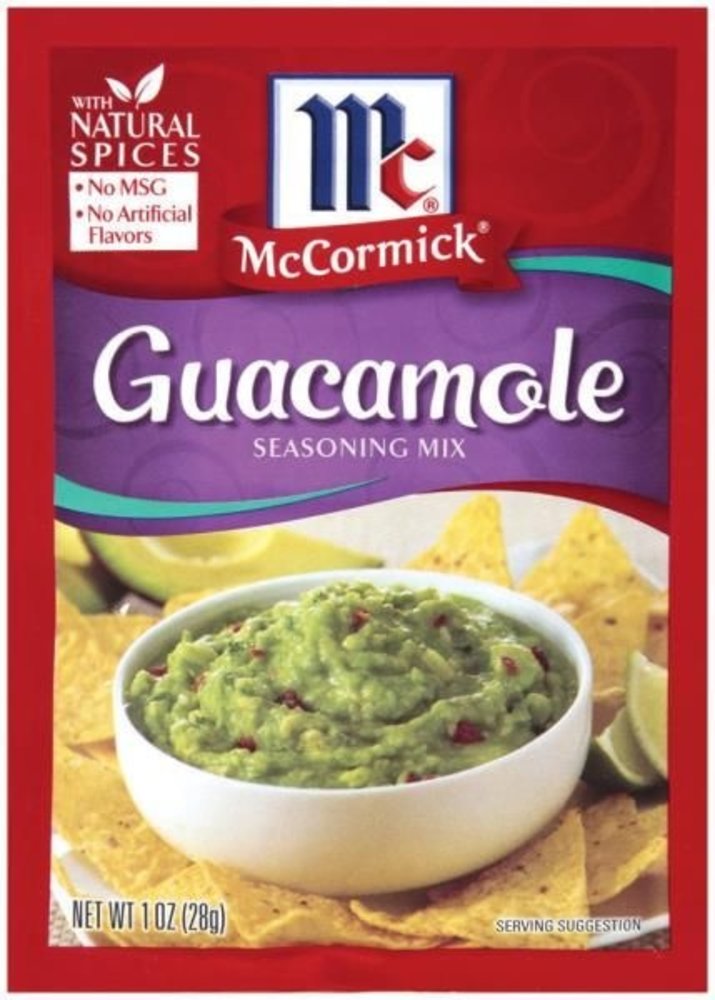 McCormick Seasoning Mex Guacamole 12x28g American Wholesaler Kellys