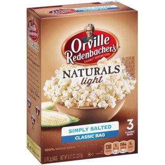 Orville Redenbacher Orville Popcorn Naturals Lite Salted 12x3pk