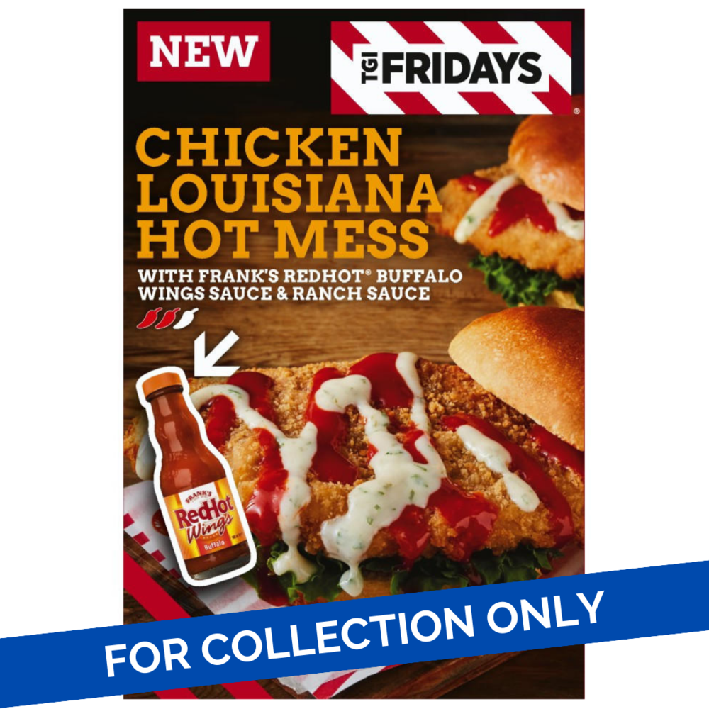 TGI Fridays Chicken Louisiana Hot Mess 14 x 400g Kellys Wholesale