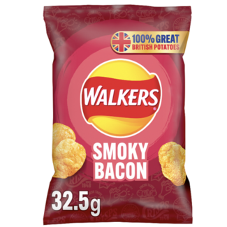 Walkers Crisps Walkers Smoky Bacon 32x32.5g