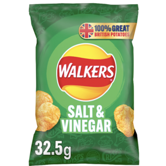 Walkers Crisps Walkers Salt&Vinegar 48x32.5g