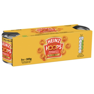 Heinz Heinz Spaghetti Hoops 3pk 8x3x205g