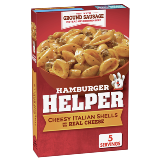HH Hamburger Helper Cheesy Italian Shells 12x172g