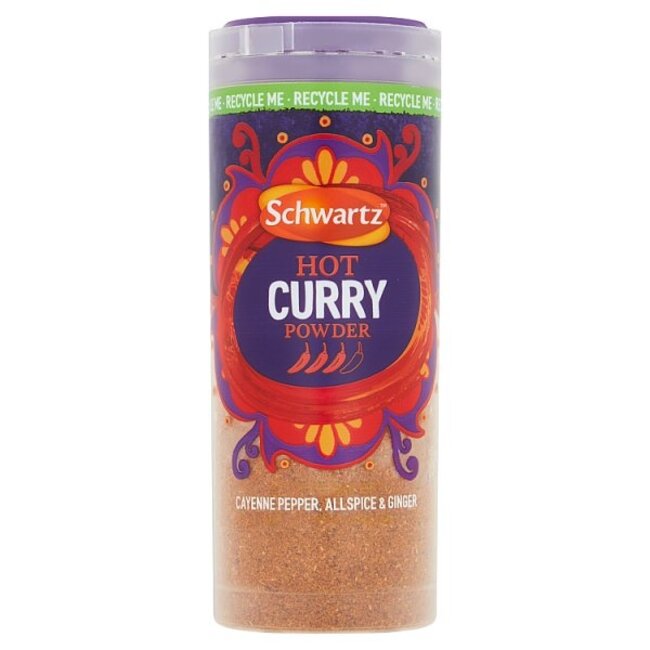 Schwartz Schwartz Curry Powder Hot 6x85g