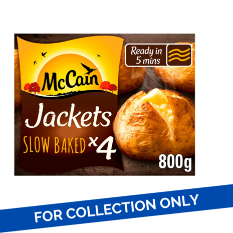 McCain Mccain Jacket Potato 8 x 800g McCain Mccain Jacket Potato 8 x 800g