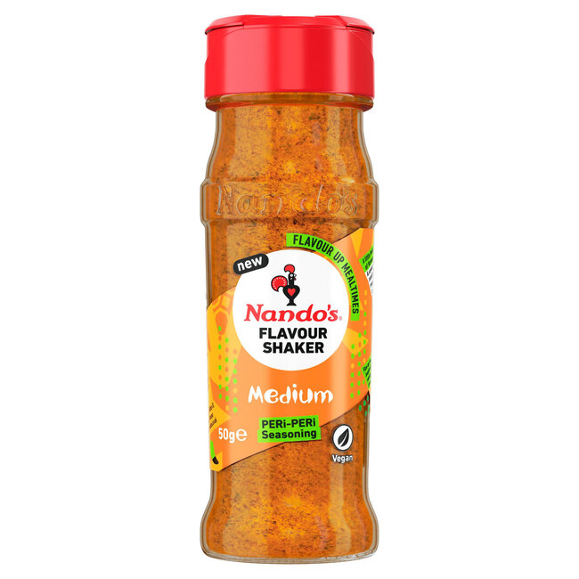 Nandos Nando's Flavour Shaker Medium Peri-Peri Seasoning 6x50g