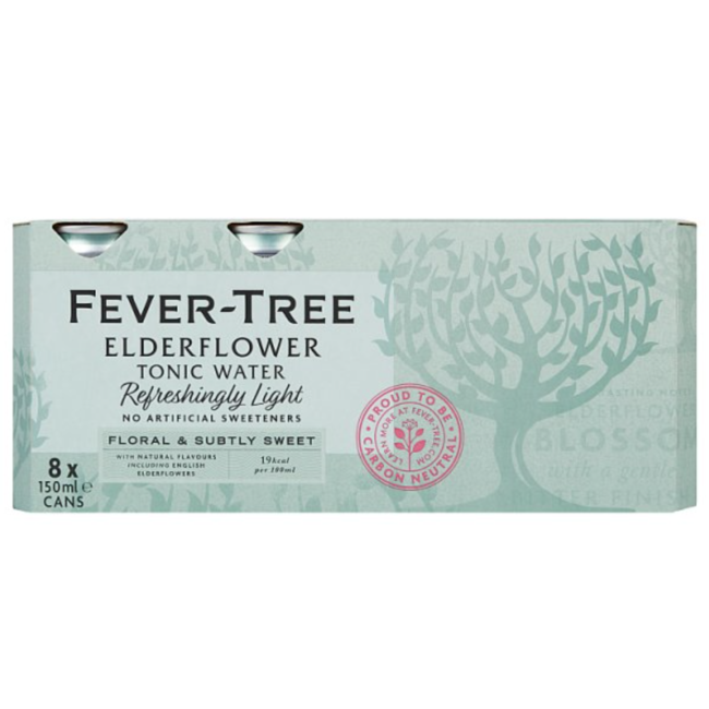 Fever-Tree Fever-Tree Light Elderflower Tonic Water 3x8x150ml
