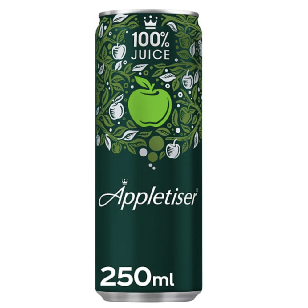 Appletiser Sparkling Apple Juice Can PM69p 24x250ml Kellys Wholesale