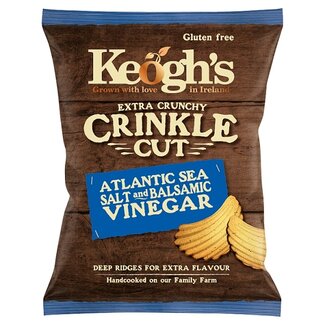 Keoghs Keoghs Crinkle Sea Salt & Vinegar 12x125g