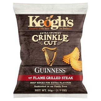 Keoghs Keoghs Crinkle Guinness & Flamed Grilled Steak 24x50g