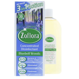 Zoflora Zoflora Concentrated Disinfectant  Bluebell Woods 12x500ml