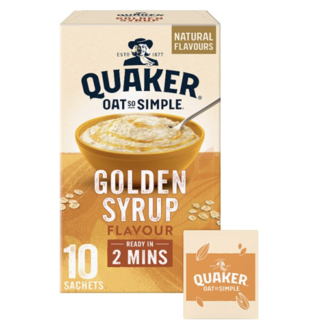 Quaker Quaker Oat So Simple Golden Syrup 9x10x36g