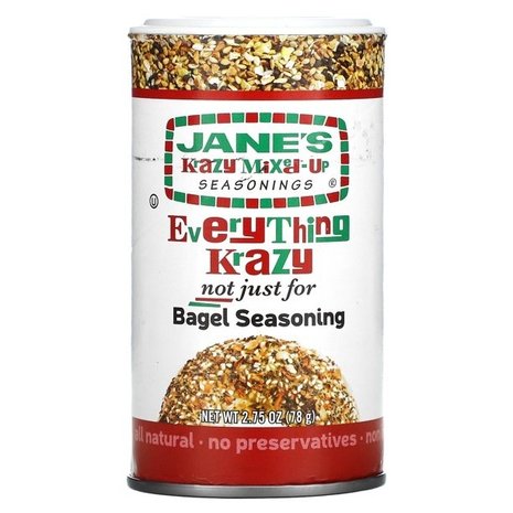 Jane's Krazy Jane's Krazy Seasonings Mixed Up Everything Bagel 12x78g Jane's Krazy Jane's Krazy Seasonings Mixed Up Everything Bagel 12x78g