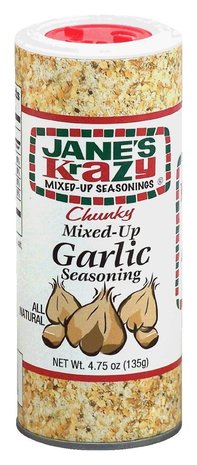 Jane's Krazy Jane's Krazy Seasonings Mixed Up Garlic 12x134g Jane's Krazy Jane's Krazy Seasonings Mixed Up Garlic 12x134g