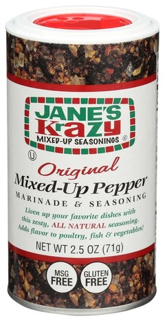 Jane's Krazy Jane's Krazy Seasonings Mixed Up Pepper 12x70g Jane's Krazy Jane's Krazy Seasonings Mixed Up Pepper 12x70g