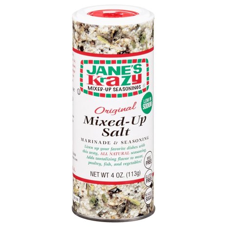Jane's Krazy Jane's Krazy Seasonings Mixed Up Salt 12x113g Jane's Krazy Jane's Krazy Seasonings Mixed Up Salt 12x113g