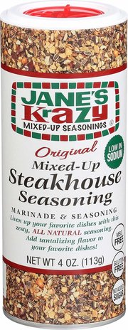 Jane's Krazy Jane's Krazy Seasonings Mixed Up Steakhouse 12x113g Jane's Krazy Jane's Krazy Seasonings Mixed Up Steakhouse 12x113g