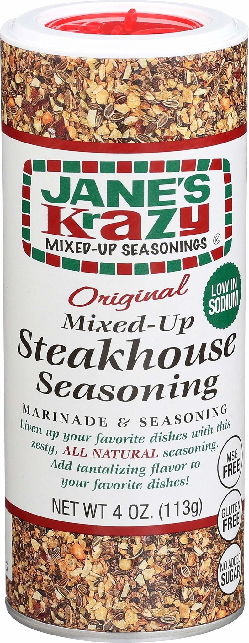 Jane's Krazy Seasonings Mixed Up Steakhouse 12x113g Kellys Wholesale