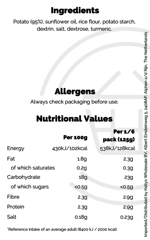 Roast Potatoes 12x750g British Roast Dinner British Wholesaler