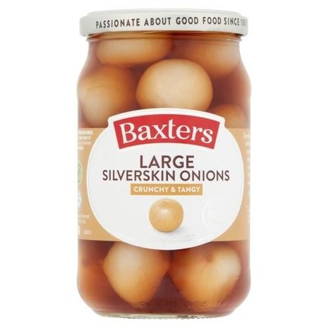 Baxters Baxters Large Silverskin Onions 6x440g Baxters Baxters Large Silverskin Onions 6x440g