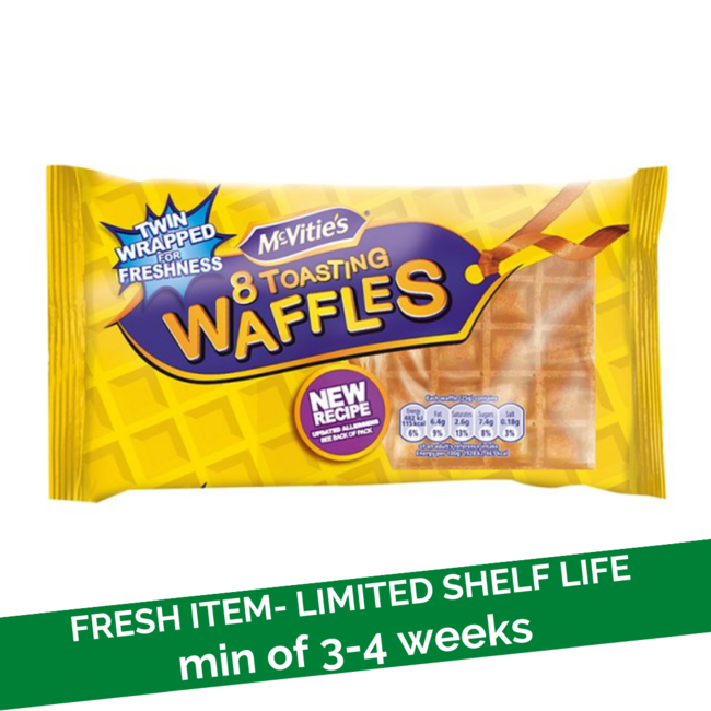 McVitie's Toasting Waffles 10x8pk