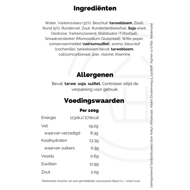 Lorne Square Sausage 8pk Slices 12x8pk