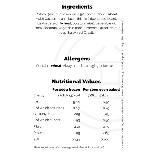 McCain Home Chips Chunky 12x1kg