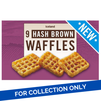Iceland Iceland Hash Brown Waffles 12x504g