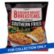 Iceland Iceland Southern Fried Chicken Breast Steaks 18 x 8pk Iceland Iceland Southern Fried Chicken Breast Steaks 18 x 8pk