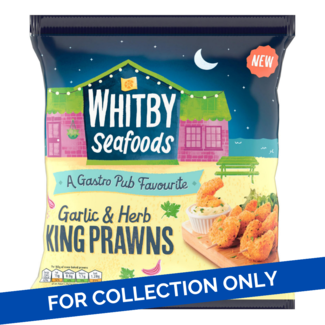 Whitby Whitby Seafoods Breaded Garlic & Herb Prawns 12x290g