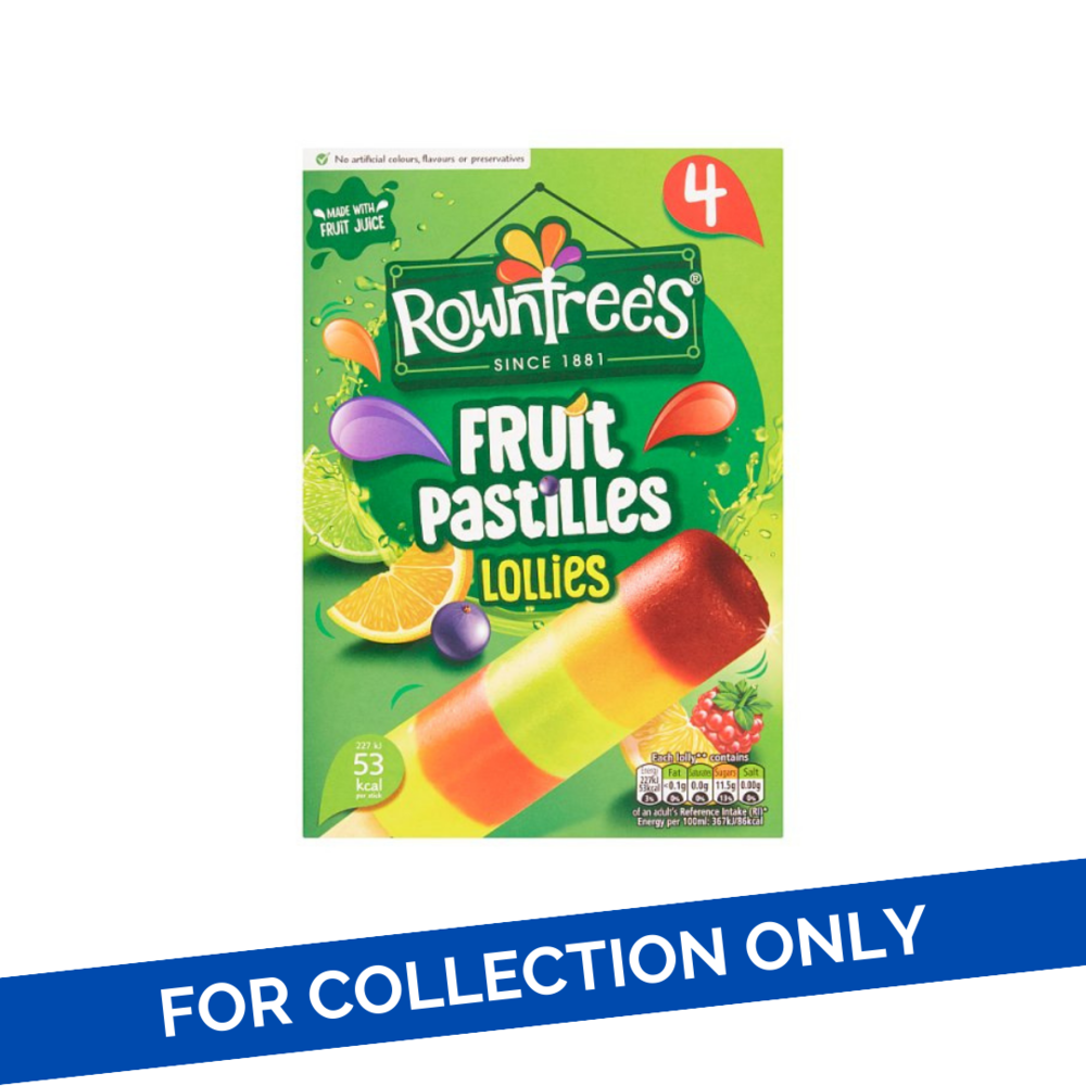 Rowntree's Fruit Pastilles 8 x 4 x 65ml Kellys Wholesale & Distribution