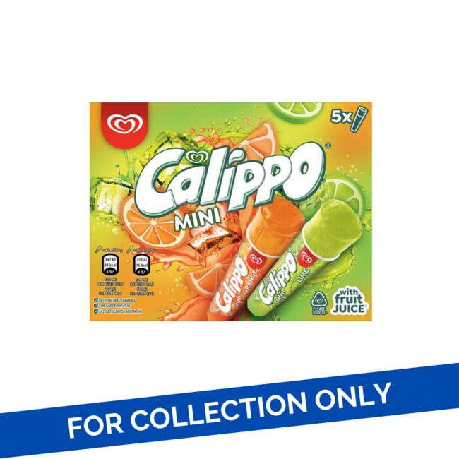 Walls Calippo Orange Lime 6 x 5 x 400ml Kellys Wholesale & Distribution