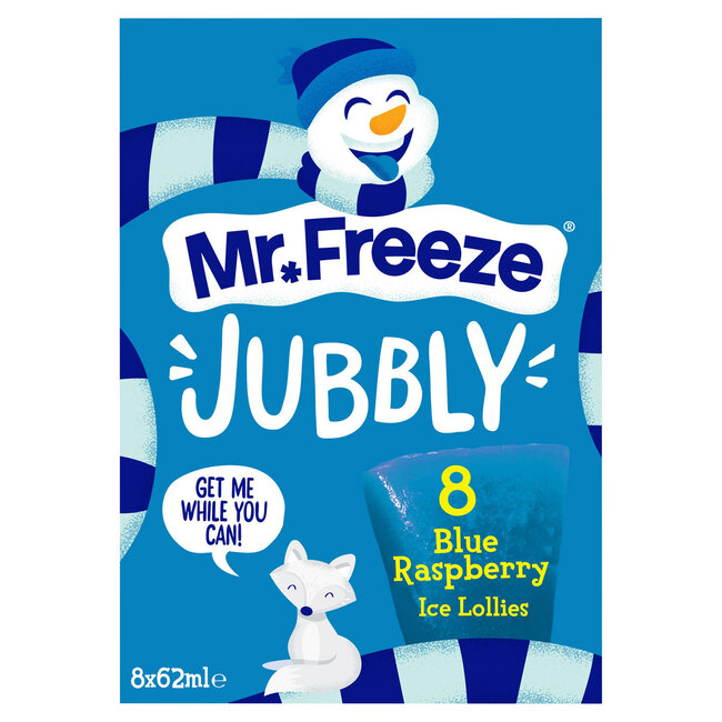 Calypso Mr. Freeze Jubbly Raspberry 6pk 8x62ml