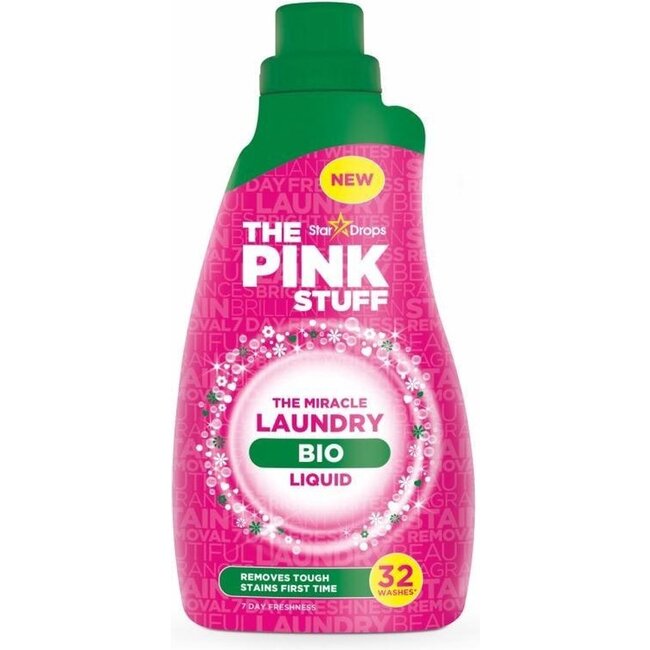 Stardrops The Pink Stuff Bio Laundry Gel 8x900ml
