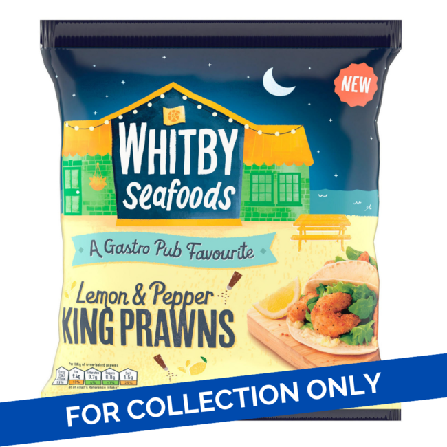 Whitby Whitby Seafoods Breaded Lemon & Pepper Prawns 12x290g